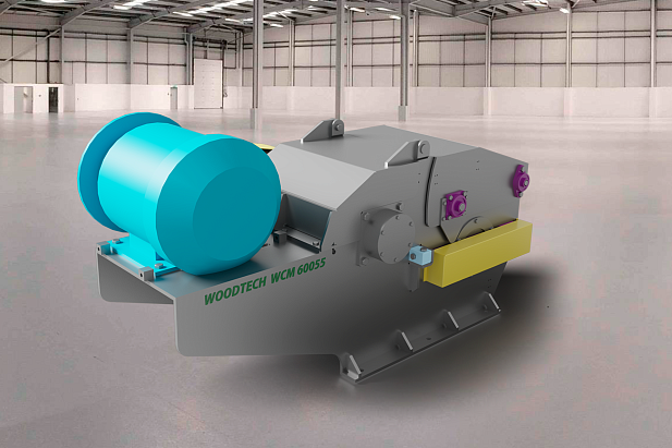  Рубительная  машина  барабанного типа WOODTECH WCM-60055